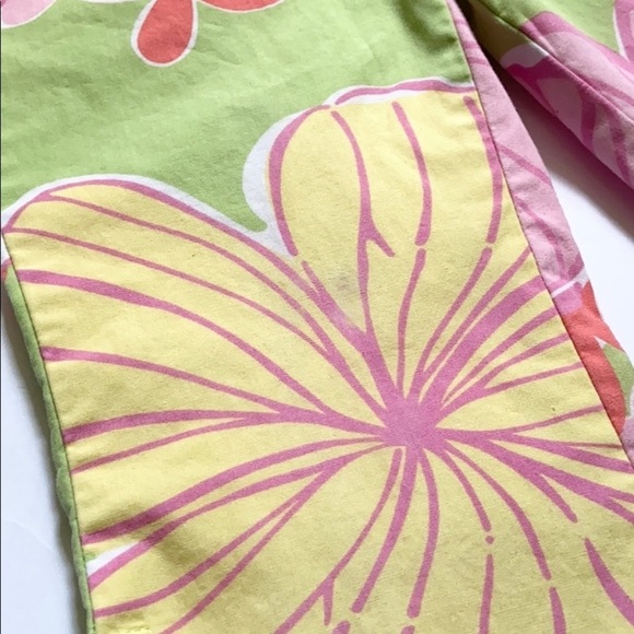 Lilly Pulitzer Toddler Girl Cotton Capri Pants - Picture 2 of 8